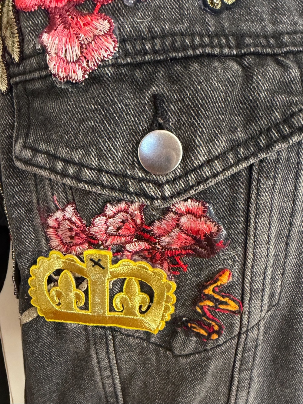 Custom Made Taylor Swift "Eras Tour" Jean Jacket. Women's Size: L. - Picture 2 of 14